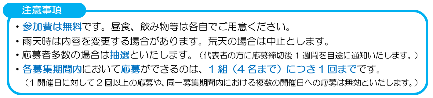 注意事項