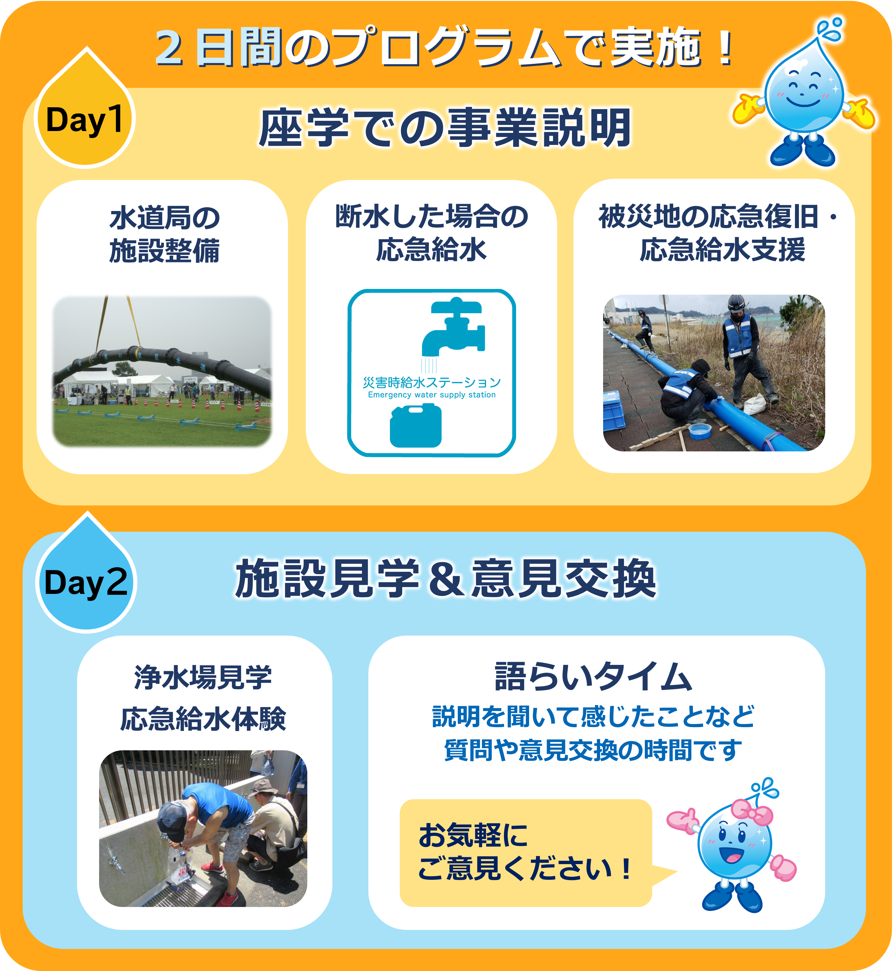 2日間のプログラムの実施！
